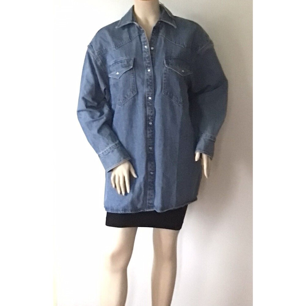 LEVI'S Relaxed Oversize Pearl Snap Western Shirt/Jacket (Size M)